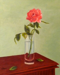 Shari, Still Life with a Rose
